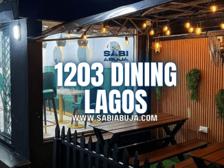 1203 Dining Lagos