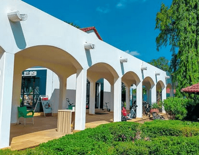 The in-house restaurant