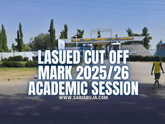 LASUED Cut Off Mark