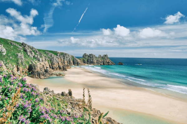 Porthcurno Beach