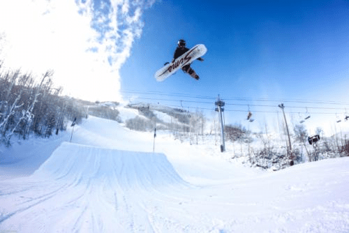 Snowboarding in Utah