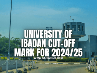 University of Ibadan Cut-Off Mark