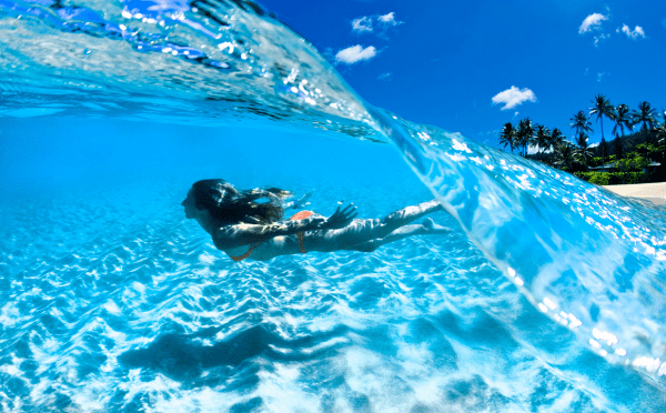 Diving in Crystal-Clear Waters