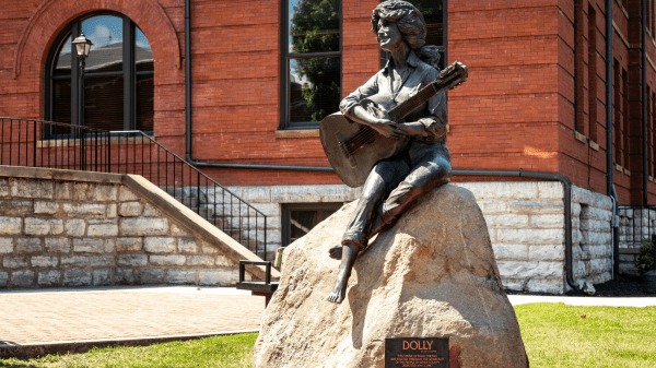 Downtown Sevierville & See the Dolly Parton Statue