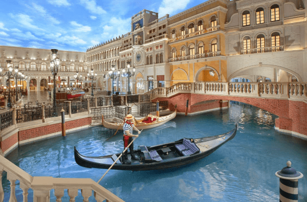 Gondola Ride at The Venetian