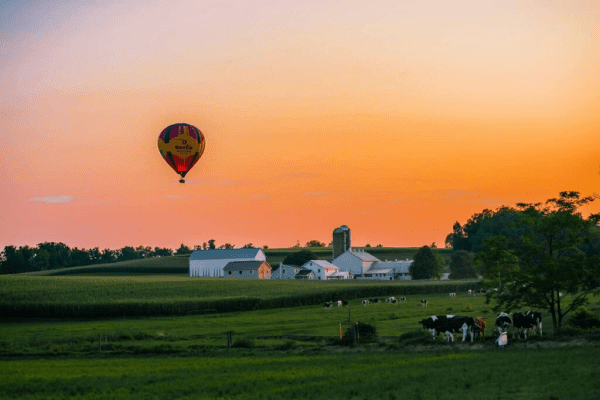 Hot Air Balloon Ride Over Lancaster County
