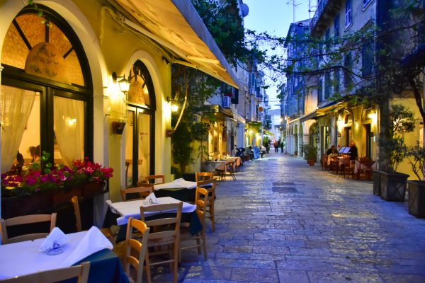 Kavos or Corfu Town