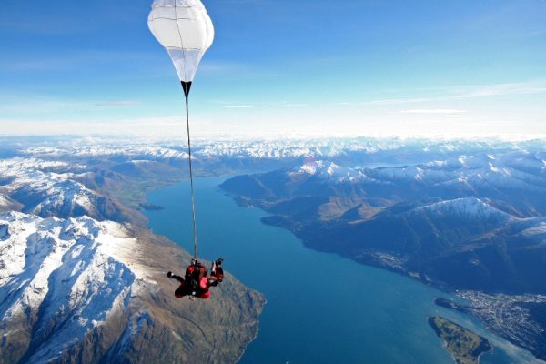Skydiving Over Queenstown
