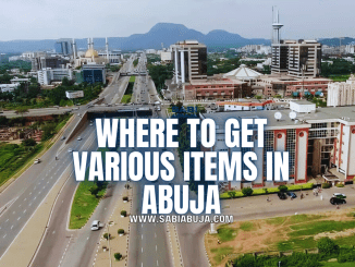 Where to Get Various Items in Abuja