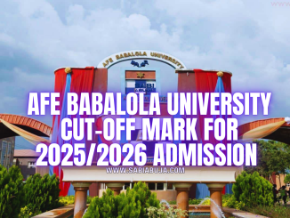 Afe Babalola University Cut-Off Mark