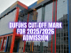 DUFUHS Cut-Off Mark