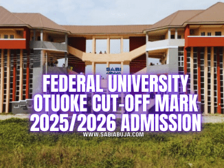 Federal University Otuoke Cut-Off Mark