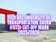 FUTD Cut-Off Mark