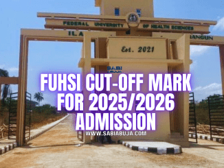 FUHSI Cut-Off Mark
