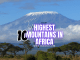 Highest Mountains in Africa