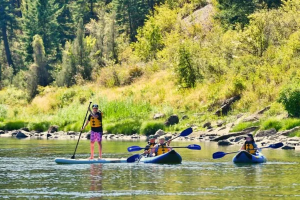 Kayak the Clark Fork River