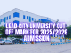 Lead City University Cut-Off Mark for 2025/2026 Admission