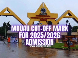 MOUAU Cut-Off Mark