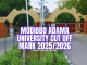 Modibbo Adama University Cut Off Mark 2025/2026