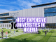 Most Expensive Universities in Nigeria