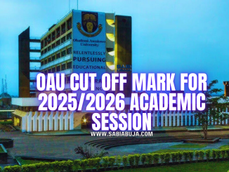 OAU Cut Off Mark