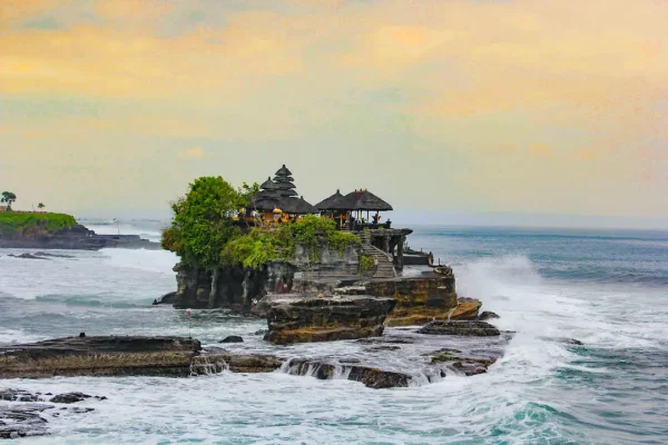 Sunset at Tanah Lot Temple