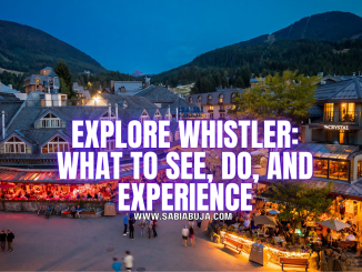 Things to Do in Whistler