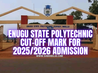 Enugu State Polytechnic Cut-Off Mark