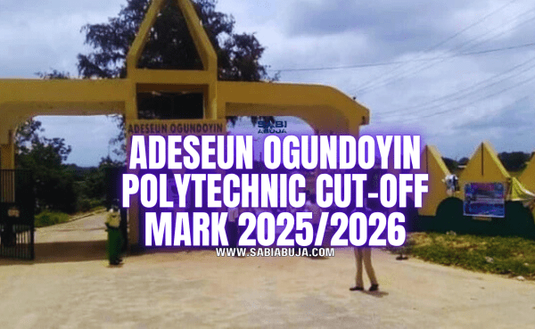 Adeseun Ogundoyin Polytechnic Cut-Off Mark