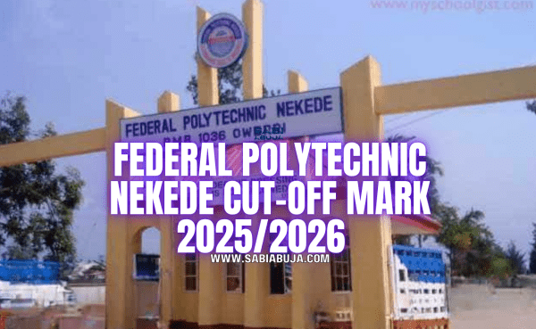 Federal Polytechnic Nekede Cut-Off Mark