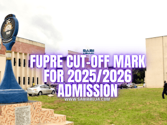 FUPRE Cut-Off Mark