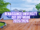 Renaissance University Cut Off Mark