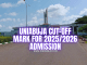 UNIABUJA Cut-Off Mark