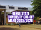 Benue State University Cut-Off Mark
