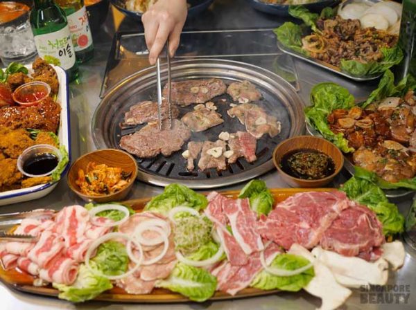 Korean BBQ and bubble tea