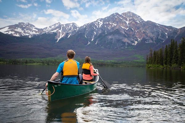 Canoe at Pyramid Lake