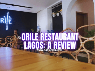 Orile Restaurant Lagos