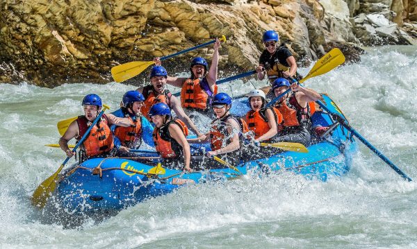 Rafting on the Kicking Horse River