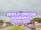 UNIABUJA Admission Requirements