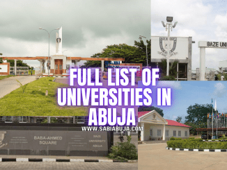 List of Universities in Abuja