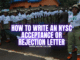NYSC Acceptance or Rejection Letter