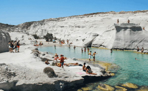 Iconic Sarakiniko Beach