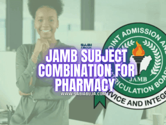 JAMB Subject Combination for Pharmacy 