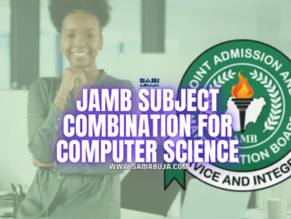 JAMB Subject Combination for Computer Science