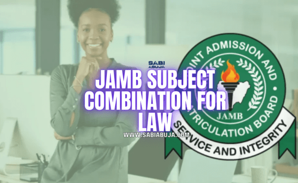 JAMB Subject Combination for Law