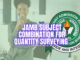 JAMB Subject Combination for Quantity Surveying