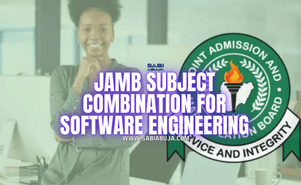 JAMB Subject Combination for Software Engineering