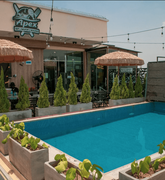 mini pool with a view