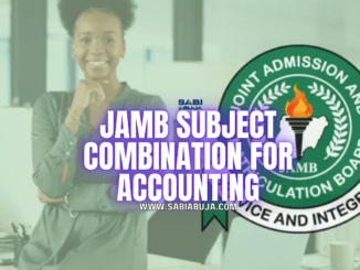 JAMB Subject Combination for Accounting