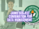 JAMB Subject Combination for Data Management